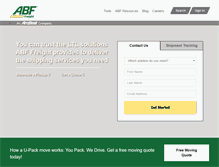 Tablet Screenshot of abfs.com